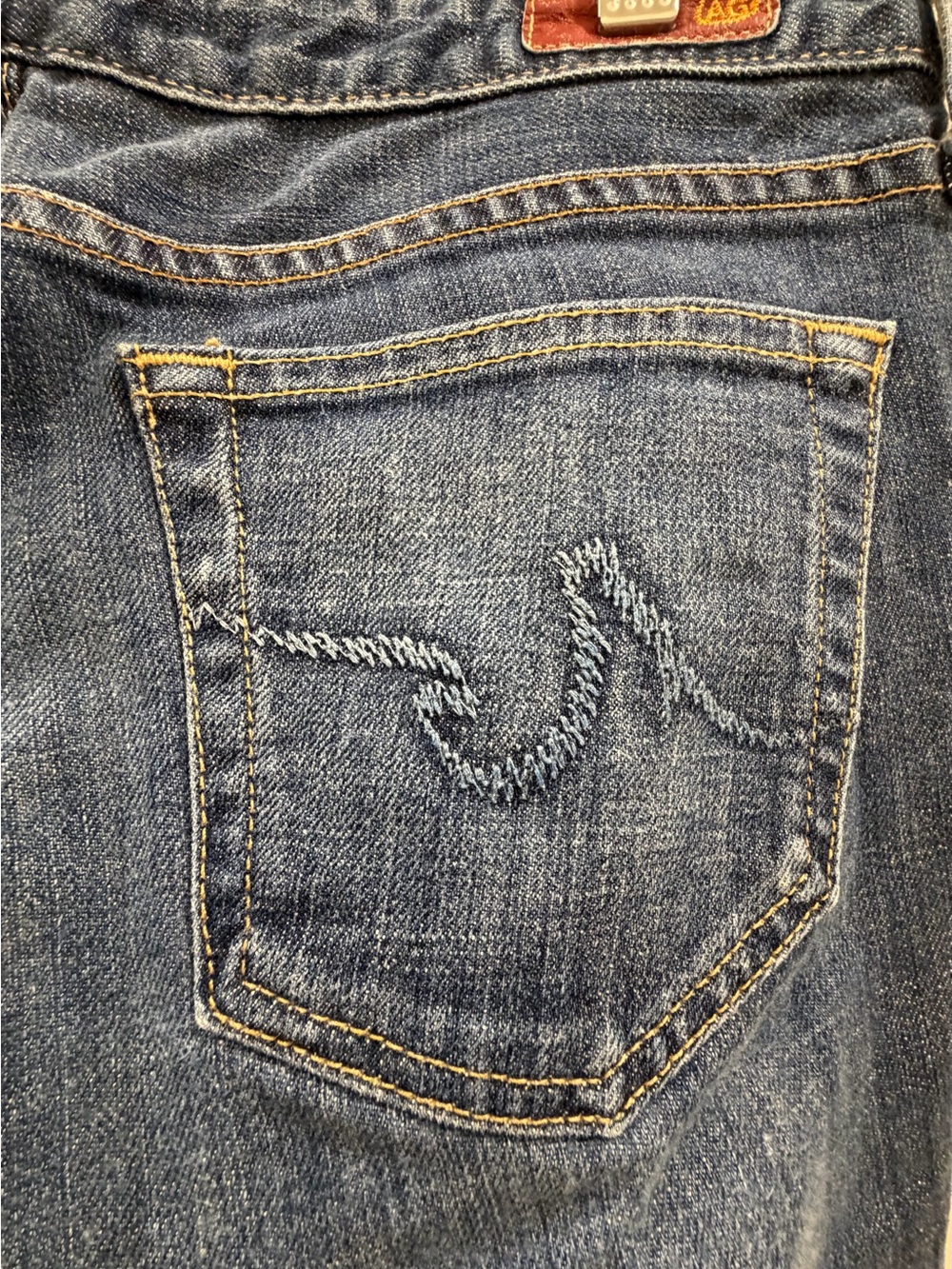 AG WOMEN’S THE CLUB STRETCH FLARE JEANS SZ 29R Great Condition - Picture 13 of 14